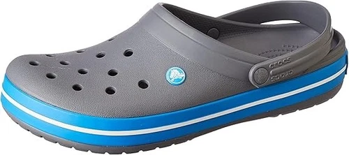 Crocs Unisex Crocband Clog Charcoal /Ocean US Men's 8 Women's 10