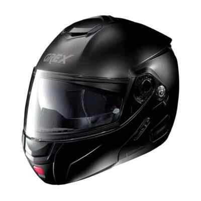 GREX G9.2 KINETIC N COM PLAIN MATT BLACK FLIP FRONT MOTORRADHELM