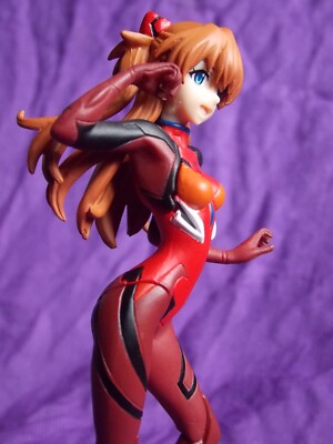  ''JUNK'' ASUKA ORIGINAL SHIN EVANGELION BANDAI GASHA PORTRAITS FIGUR 14cm ANIME