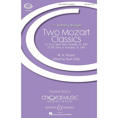 Two Mozart Classics (CME Building Bridges) SAB arranged by Ryan Kelly