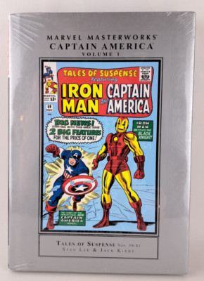 Captain America Vol 1 Marvel Masterworks Marvel Comics Hardcover - New, Sealed