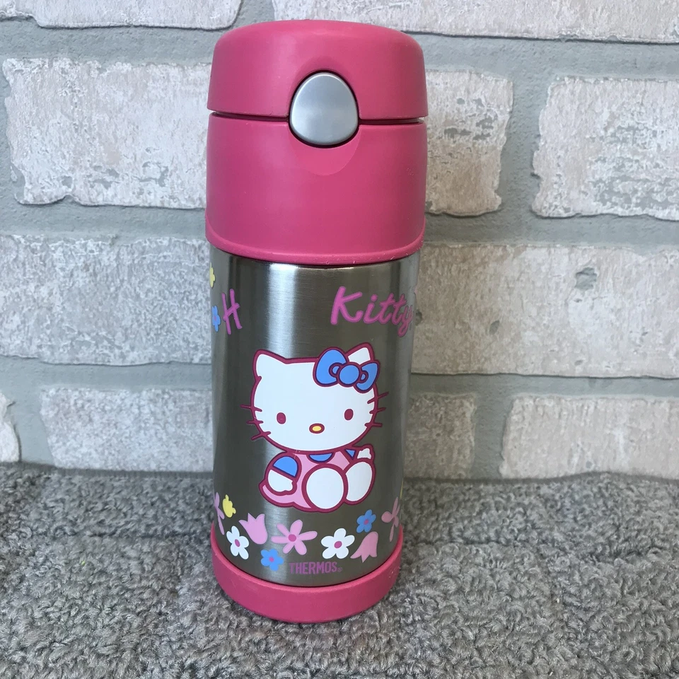 Hello Kitty лот термос Funtainer 12 унций Sanrio бутылка для воды как нарисовать Hello набор - Изображение 2 из 4