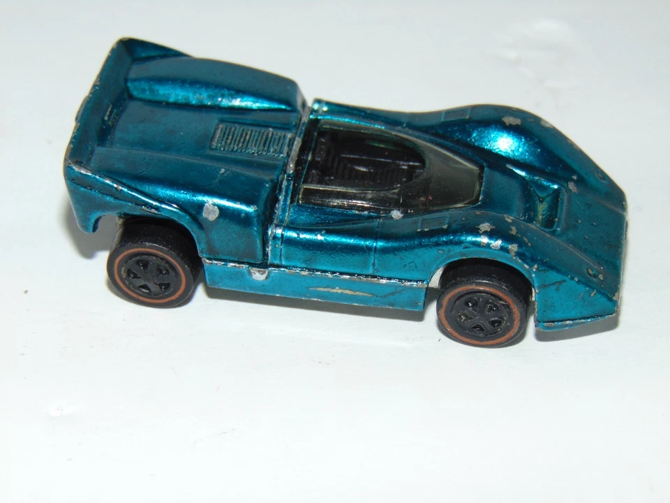 Vintage Hot Wheels Redline McLaren M6A 1968 Aqua w/ black interior - Image 2 of 4
