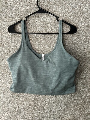 Lululemon Align Tank Heathered Tidewater Teal Top Size 14