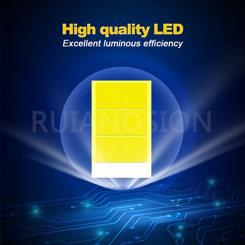 Ruiandsion H7 LED Vehicle Motorcycle Headlight Daytime Running Light 12V White - Picture 4 of 9