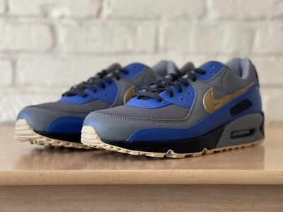 Nike By You Air Max 90 Next Ones Gray Blue Black Tan FZ3984