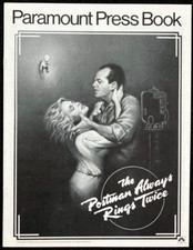 POSTMAN ALWAYS RINGS TWICE Original Movie Pressbook Jack Nicholson Jessica Lange