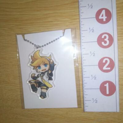 A47872 VOCALOID Hatsune Miku Acrylic key chain strap Kagamine Len