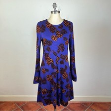 Marc by Marc Jacobs Fall Leaves Long Sleeve Dress