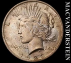 1923 Silver Peace Dollar - Choice Gem Brilliant Uncirculated  Lustrous  #L4755