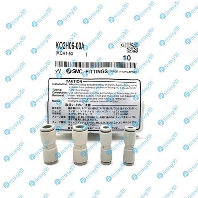10pcs SMC KQ2H06-00A push-in to push-in pneumatic tubing fitting new #lk
