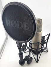 Rode NT1-A Silver Condenser Mic Cardioid Large Diaphragm + Shock Mount