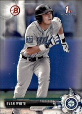 2017 Bowman Draft #BD178 Evan White - BB