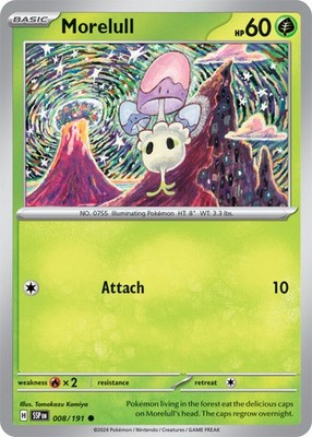 Morelull - 008/191 - Common - Reverse Holo - Near Mint