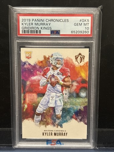 2019 Kyler Murray Panini Chronicles Gridiron Kings #GK5 PSA 10 GEM MT RC Rookie