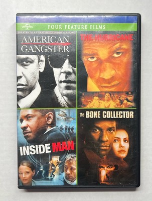 Four Feature Films: American Gangster/The Hurricane/Inside Man/The Bone Co- Good