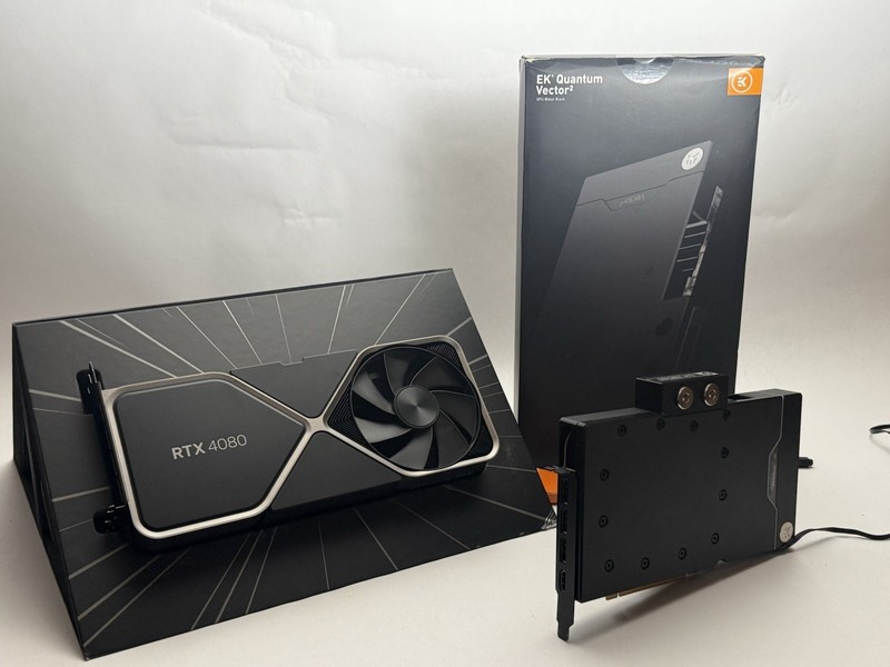 NVIDIA GeForce RTX 4080 Founders edition 16gb W/ EKWB Waterblock