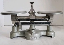 Vintage W. M. Welch Scientific Metal Balance Scale 