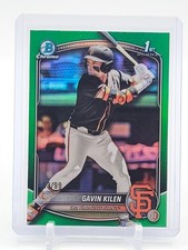 GAVIN KILEN 2025 BOWMAN CHROME DRAFT GREEN 1ST ROOKIE /99 #BDC-40 GIANTS Q0927