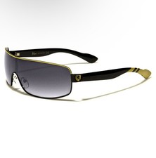 Men's Khan Sunglasses Black And Yellow
