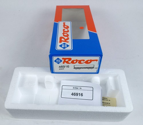 ROCO 46916 LEERKARTON Schiebeplanenwagen SNCF Spur H0 OVP HO Leerverpackung Box | Zustand: Gebraucht