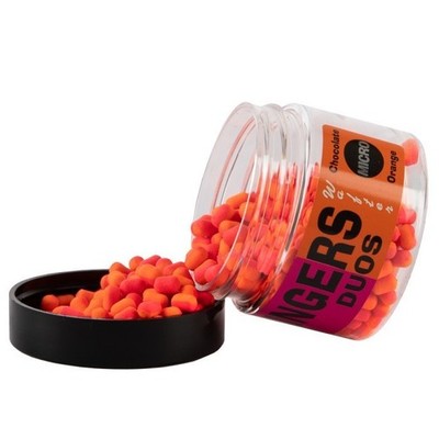 Ringers Chocolate Orange 3mm Micro Wafters Duos Pink & Orange Angelhaken Köder