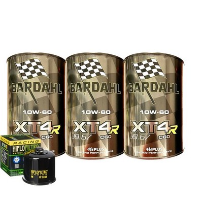 Bardahl XT4R 10W60 Ölwechselkit Für Triumph 675 Daytona 2006-2010