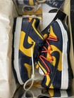 nike dunk low x off white ‘university gold — MISSING ONE ORANGE LACE | size: 6 — photo 8