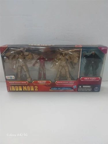 Marvel Furia de Combate Iron Man 2 Juego de 4 Figuras Exclusivas Toys R Us