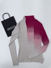 GIORGIO ARMANI Damenpullover Burgunderrot Ros...