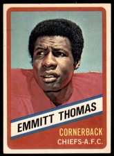 1976 Wonder Bread Emmitt Thomas Kansas City Chiefs #22 EX