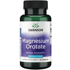 Swanson Magnesium Orotate 40 mg 60 Capsules