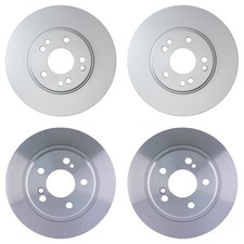 Hella Front 300mm Rear 278mm Brake Rotors Kit...