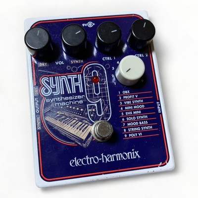 ELECTRO HARMONIX SYNTH9 Synthesizer Effektpedal getestet & funktioniert 2108