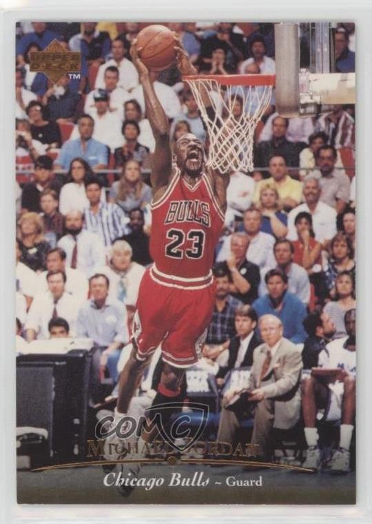 1995-96 Upper Deck Michael Jordan (Chicago Bulls on Front) #23 HOF