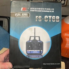 FlySky FS-CT6B Radio Transmitter with FS-R6B Receiver 2.4G 6CH 