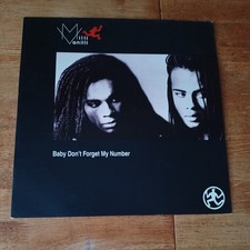 MILLI VANILLI Baby Don't Forget My Number 1988  UK 12