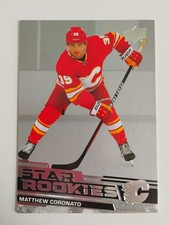 23 24 UPPER DECK STAR ROOKIES MATTHEW CORONATO #11 FLAMES