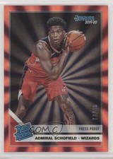 2019 Donruss Rated Rookie Press Proof Red Laser 73/99 Admiral Schofield #239 1u6