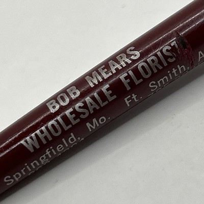 VTG Ballpoint Pen BOB MEARS WHOLESALE FLORIST Springfield MO Ft. Smith AR