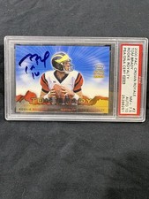 2000 Pacific Crown Royale Tom Brady Signed Rookie Football Card PSA/DNA 10 Auto