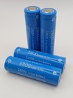 4x Lithium Ionen Akku 14500 3,7 V 3800 mAh Li ion 50x 14 mm TYP AA Flat Top akku