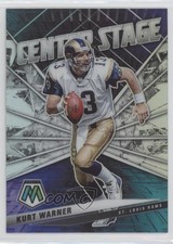 2021 Panini Mosaic Center Stage Silver Prizm Kurt Warner #CS18 HOF 0n27