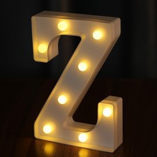 IFDGCTK Light Up Letters, Led Letter Lights 26 Alphabet, Warm light-Z