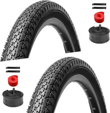 2 Pack 26 inch Bike Tires - 26x2.125 Beach Cruiser Bicycle Tires for Folding