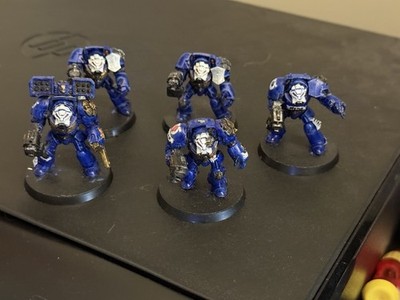 Games Workshop Warhammer 40K Space Marines Ultramarines Terminators Painted Lot