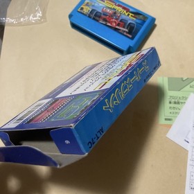 Super Sprint Box Manual NES Famicom FC Good Used Game NTSC-J Japan Import Tested