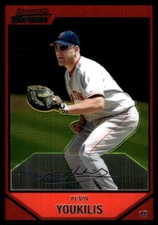 Kevin Youkilis 2007 Bowman Chrome #113 Red Sox MLB READ FREE SHIP AutographDen