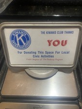 Kiwanis Club Charity Ford Gumball Machine Topper Marquee Ad Frame Header