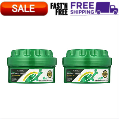 ( Pack of 2 ) Turtle Wax 50810 Super Hard Shell Paste Wax, 14 oz, Best Seller
